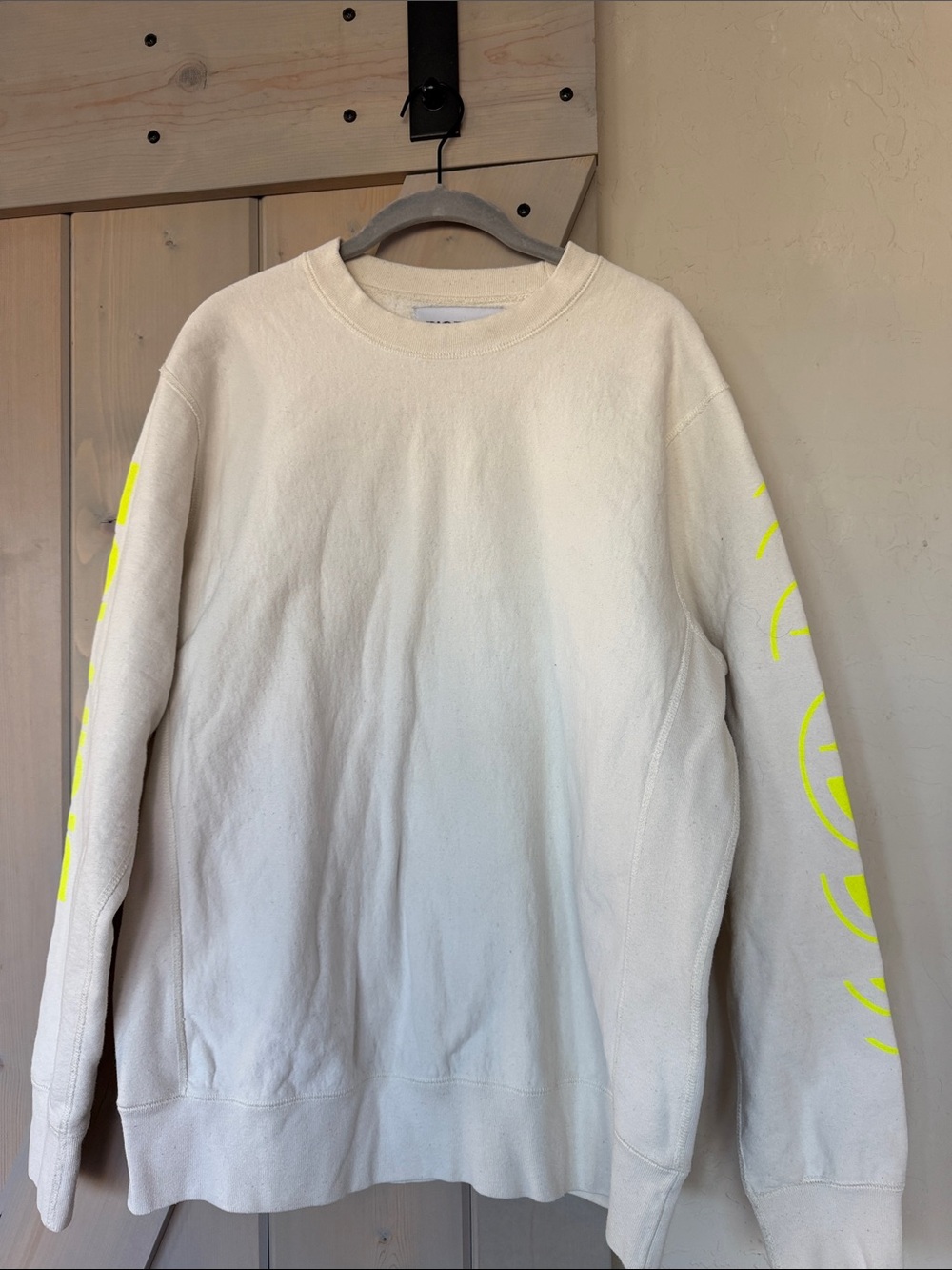 BIGFACE cotton sweatshirt